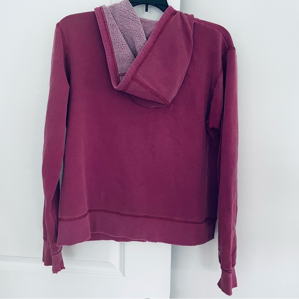 Life is Good Pink Full Zip Hoodie with Pockets - Picture 4 of 14